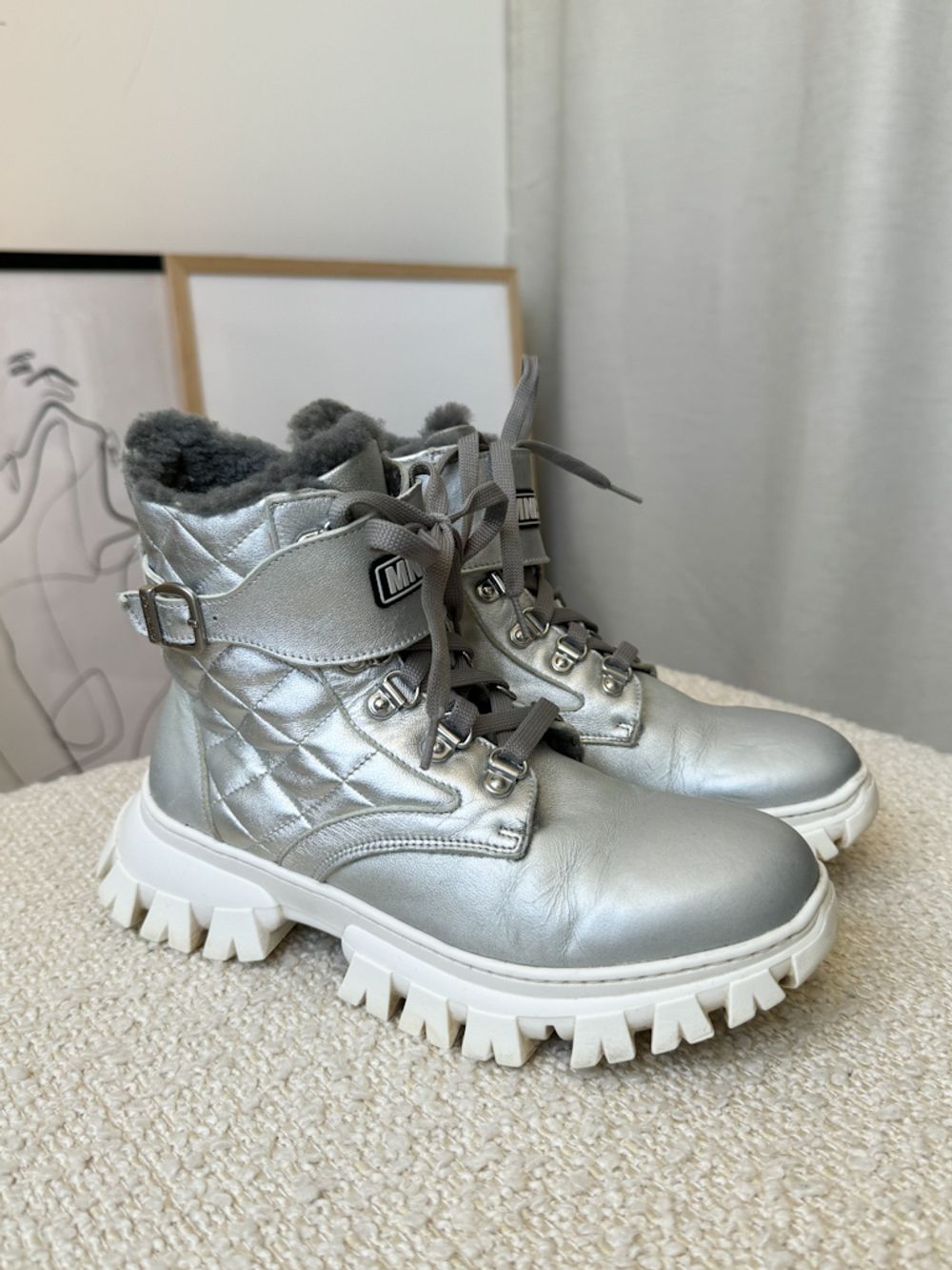 Утепленные ботинки Monnalisa, 35