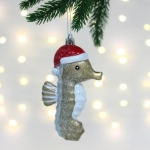 Елочная игрушка «Новогодний конёк-горбунок» 7,5*3*12 см