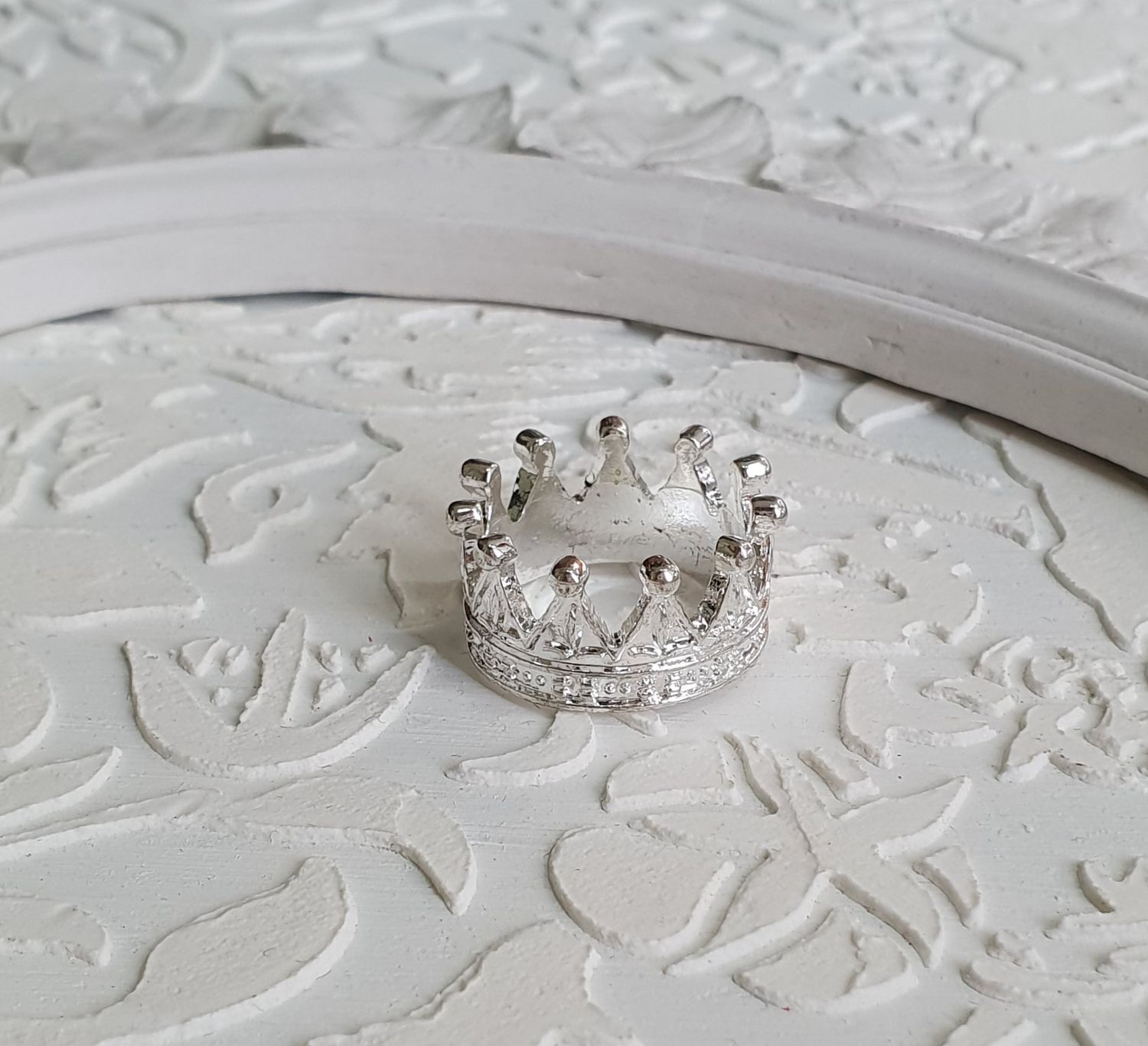 корона металл цвет серебро 2,5СМ*1,5СМ