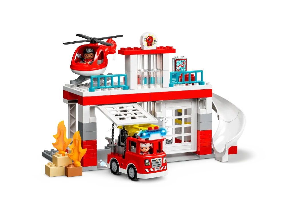 Конструктор LEGO Duplo 10970 Пожарная станция и вертолет