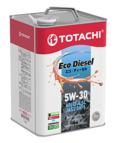 Масло Моторное Полусинтетическое TOTACHI  Eco  Diesel  Semi-Synthetic  CI-4/SL 5W-30 6л