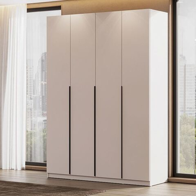 Шкаф четырехстворчатый 160 см меланж, гардеробная система Ш5