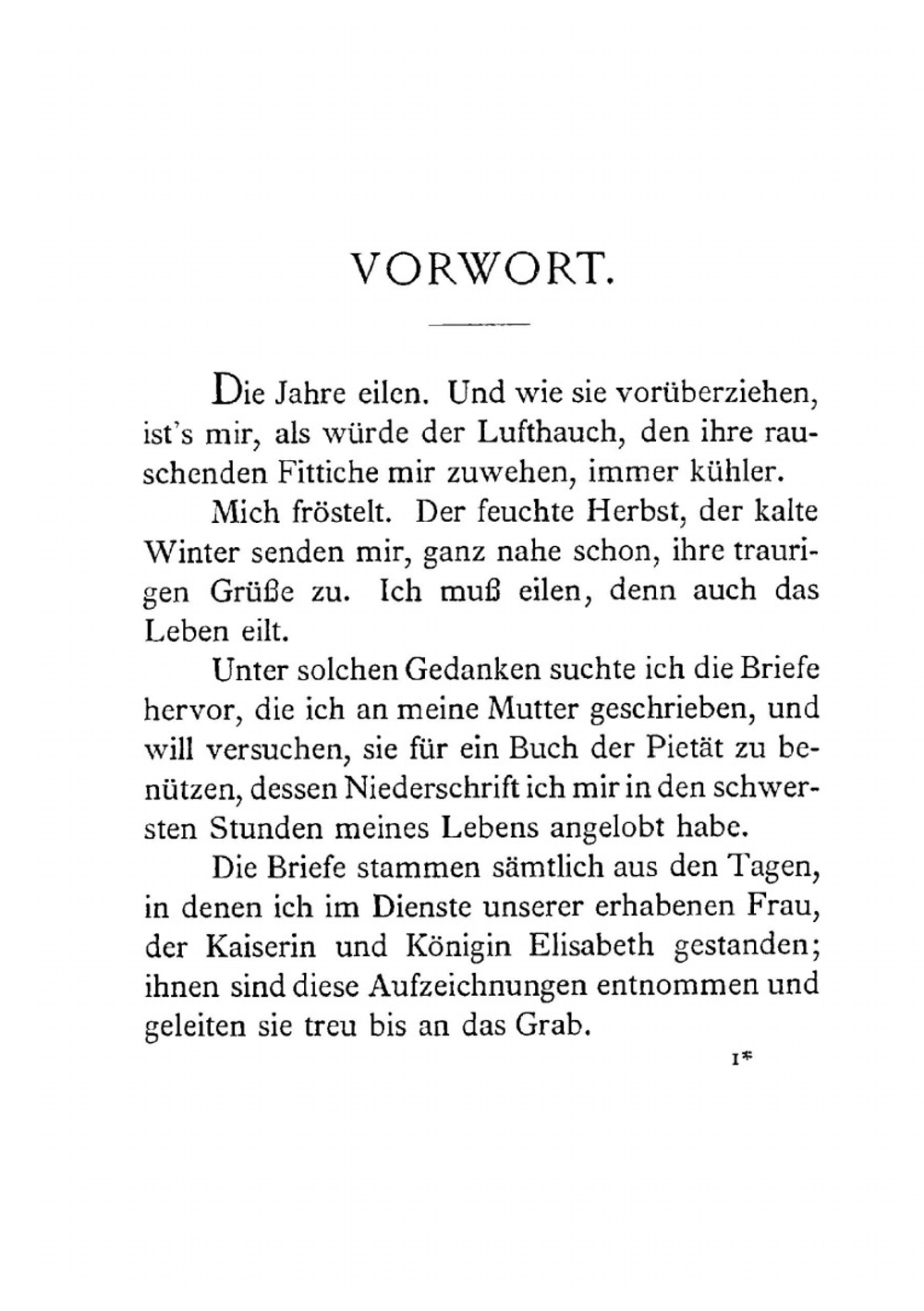 Aus den letzten Jahren der Kaiserin Elisabeth | I.G. Sztáray