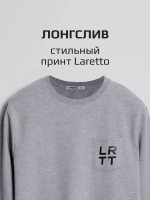 Лонгслив с длинным рукавом хлопковый