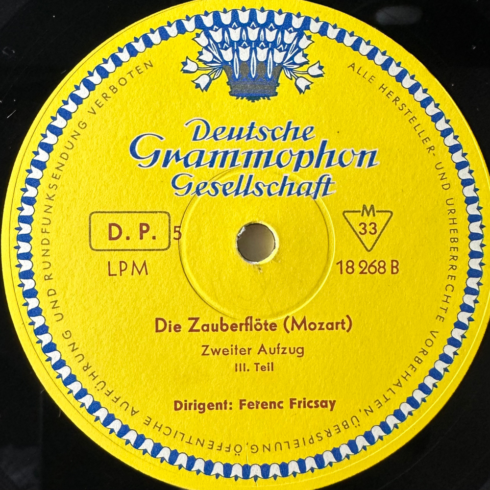Моцарт - Волщебная флейта 3LP (Германия 1958г.)