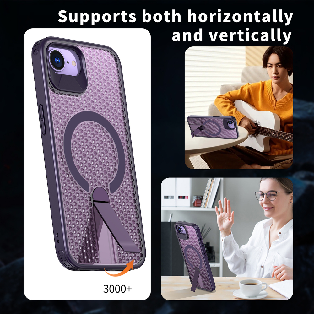 Прозрачный чехол Mesh Pro Magnetic Case для iPhone 16e