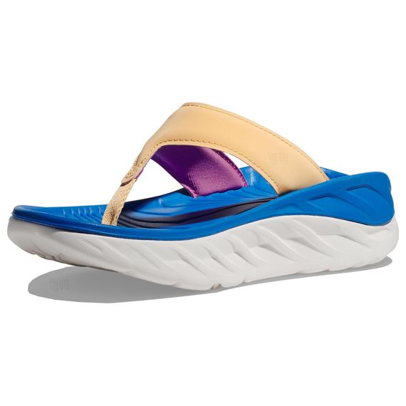 Hoka One One ORA Recovery Flip 'Blue Yellow'