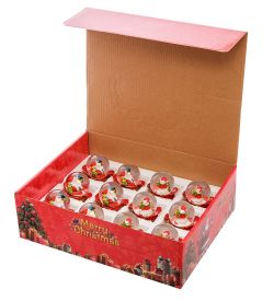 XM-604 Шар со снегом «С Новым Годом!»