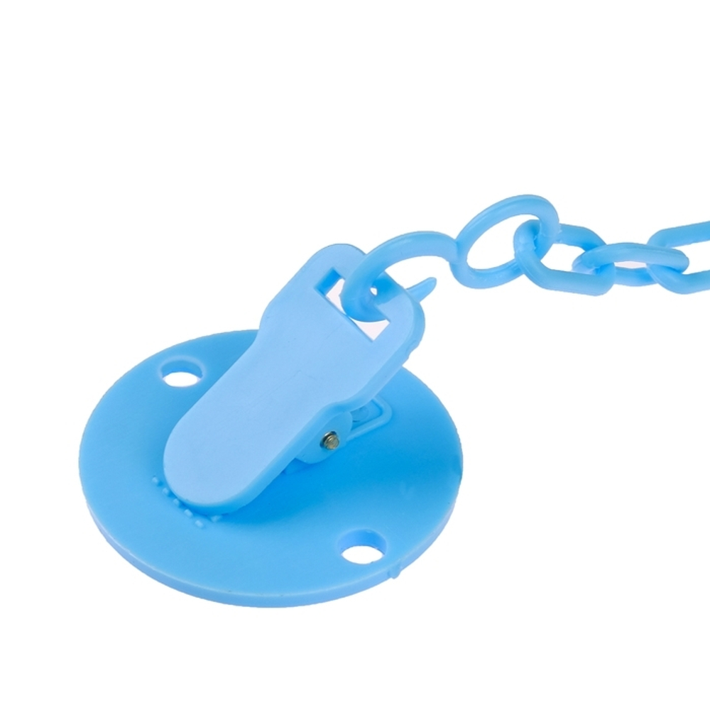 Держатель для пустышки «Счастливый малыш» на цепочке, цвет синий 2357244