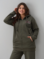 Костюм с брюками КБис-055/хаки-п