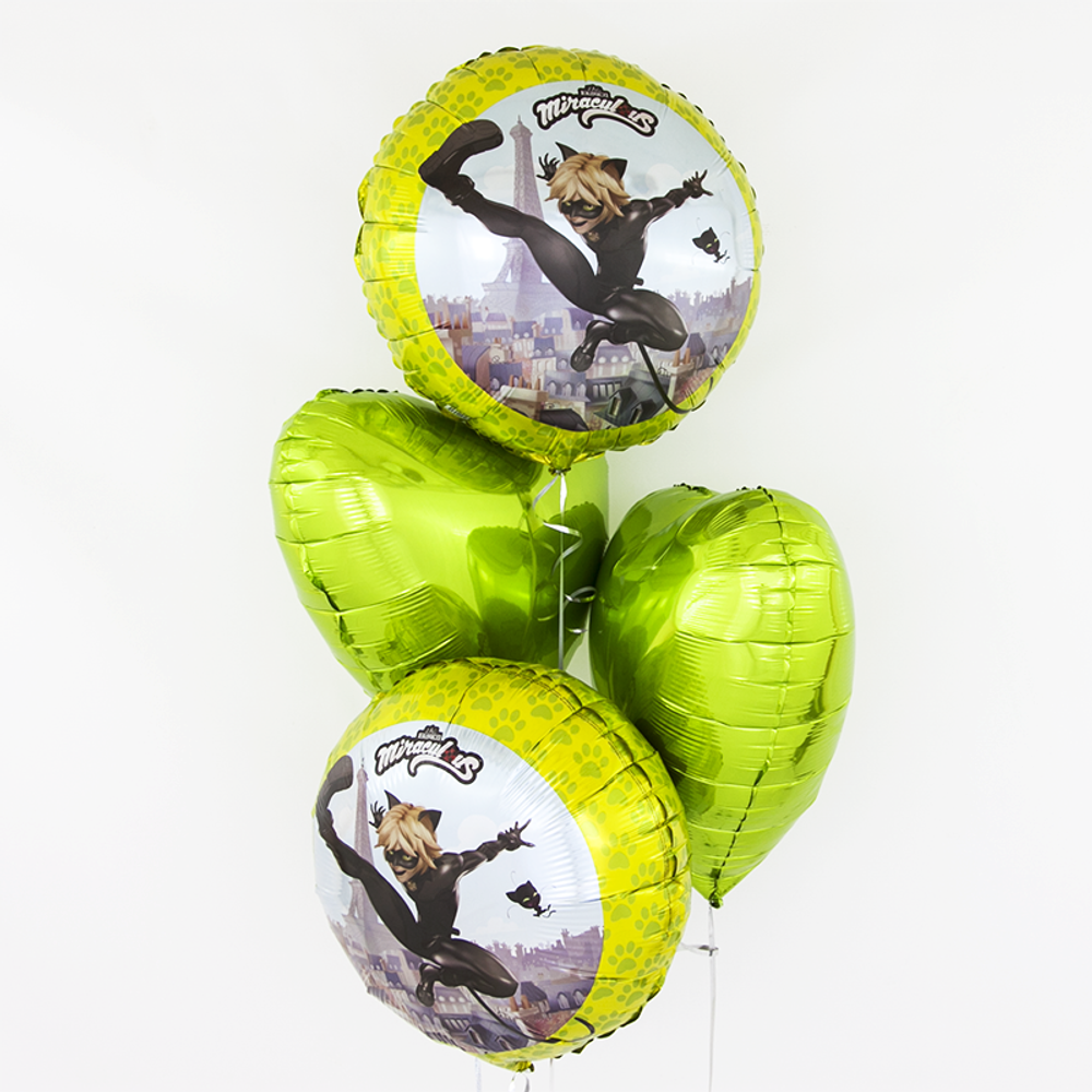 Шар (18"/46 см) Сердце, Лайм 1 шт.