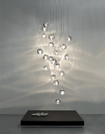 Pendant design lamp   Mizu by Terzani (7 suspension)