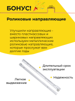Тумба прикроватная, 48х39х62, Тарва, напольная, столик прикроватный, в спальню, массив сосны, Ikea