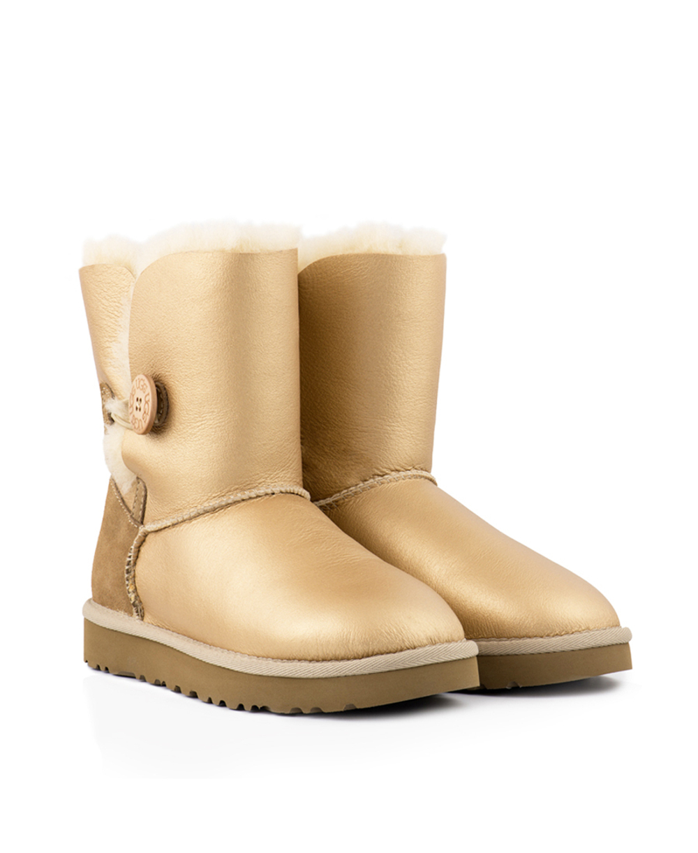 BAILEY BUTTON METALLIC II-soft gold