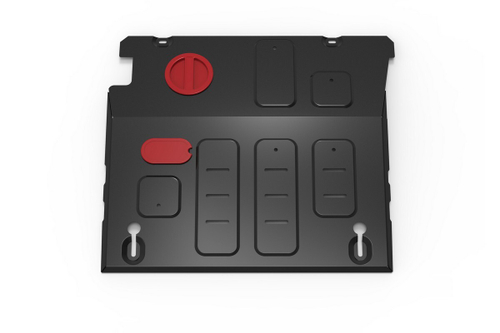 Защита картера АвтоБроня для Geely Emgrand SS11 CVT 2022-н.в., сталь 1.8 мм, с крепежом, штампованная, 111.01929.1