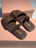 Шлепанцы MIU MIU