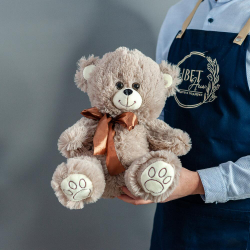 Игрушка мягкая Мишка плюшевый коричневый 52см