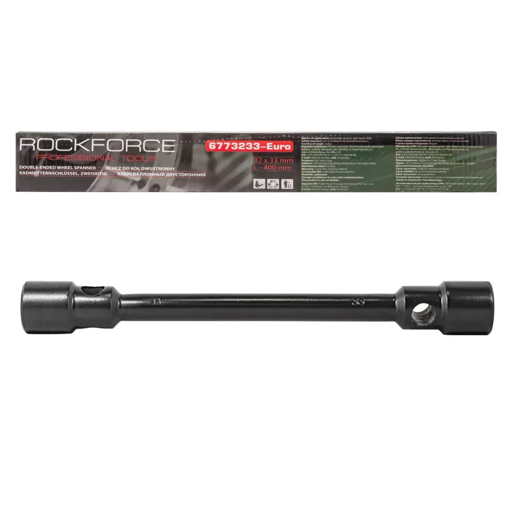 Ключ балонный торцовый 32x33, 400ммL RockForce##Rock FORCE RF-6773233 Euro
