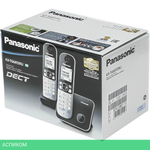 Радиотелефон DECT Panasonic KX-TG6812RU черный