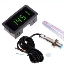 Цифровой тахометр, с датчиком Холла, 12 - 24 В постоянного тока, дисплей зелёный