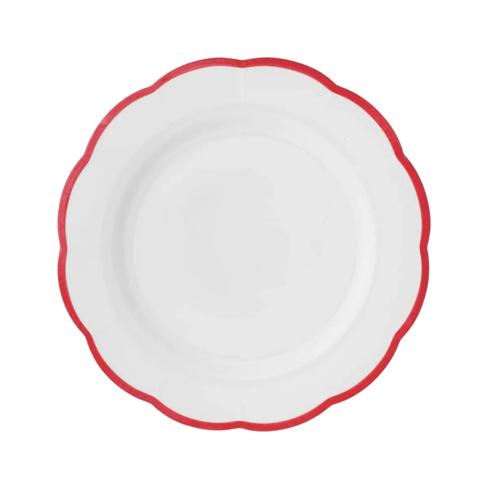 BITOSSI HOME Тарелка обеденная Red Rim 27,5см