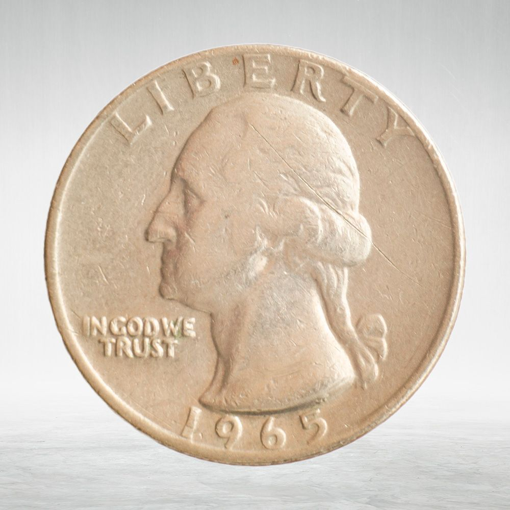 USA, ¼ Dollar, 1965 - Washington Quarter, XF