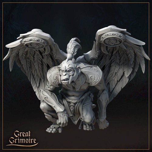 Летучая Обезьяна Оз Макака миниатюра для dnd, днд, pathfinder, фентези, Настольная игра, НРИ, Варгейм, РПГ