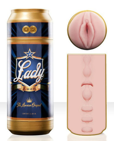 Необычный мастурбатор-вагина в банке Siac