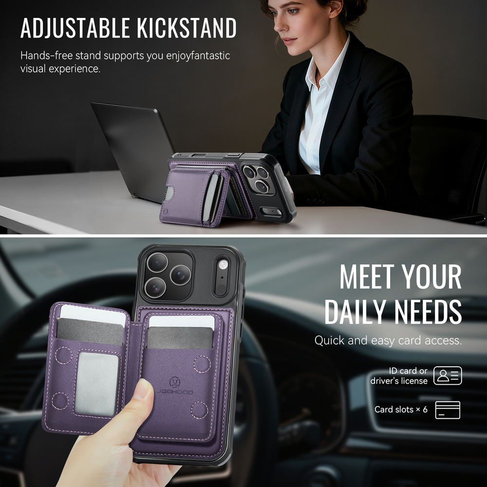 Чехол CaseMe Cardholder 2 in 1 iPhone 17 Pro