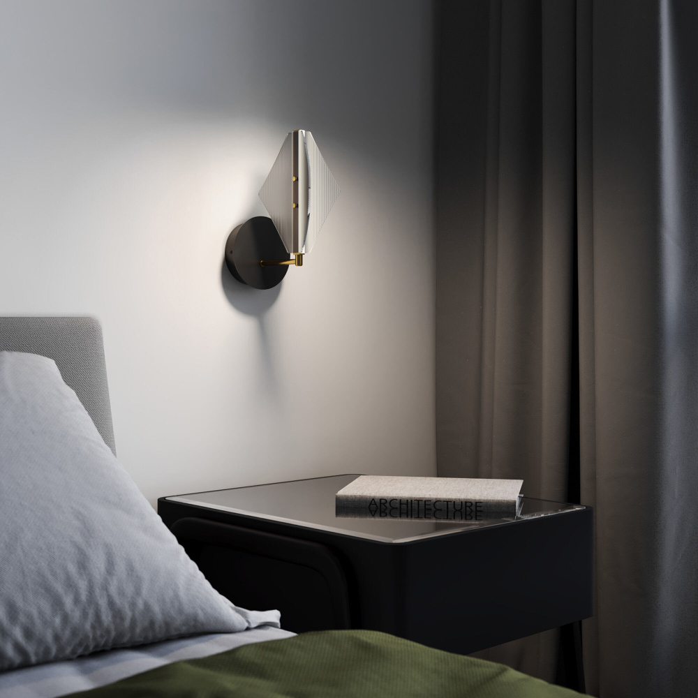 Настенный светодиодный светильник Eurosvet Glare 303054 LED латунь