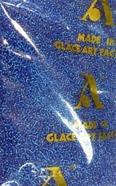 Бисер некалиброванный, 450 гр, размер 12/0, пр-во Китай