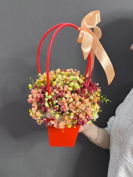 Сумочка с гипсофилой