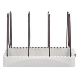 Органайзер для посуды Smart Solutions Ronja светло-серый/темно-сливовый