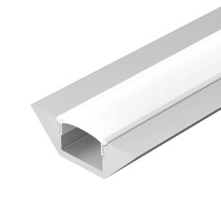 Профиль с экраном ALU-CORNER-2000 ANOD+FROST (Arlight, Алюминий) 014900