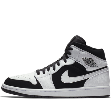 Кроссовки Nike Air Jordan 1 Mid Black/White