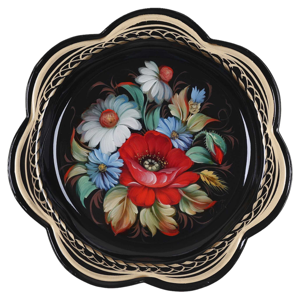 Zhostovo metal tray A1D070425319