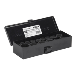 WDK-710B Набор ударных головок 1/2", 10-32 мм, 15 предметов