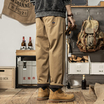 Осенние и зимние флисовые повседневные брюки зимние и осенние теплые