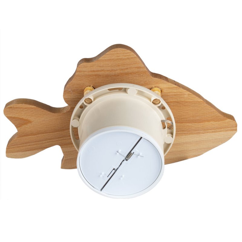 Жаростойкий вентилятор для бань и саун ММ-S 100 решетка дерево рыбка 105 м³/час