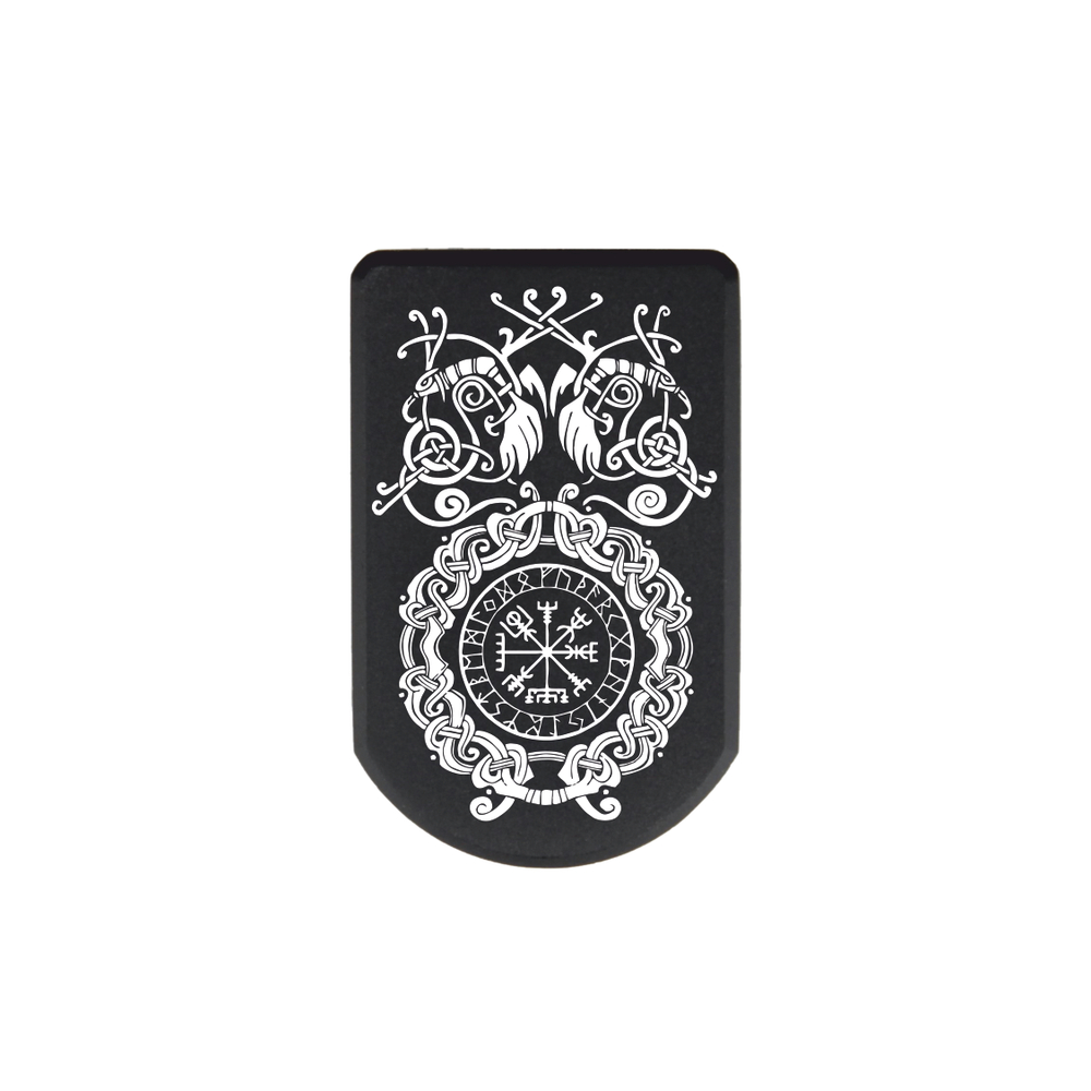 Пятка +3 патрона для магазинов Grand Power, ПЛК, CZ, Tanfoglio с гравировкой Скандинавская мифология