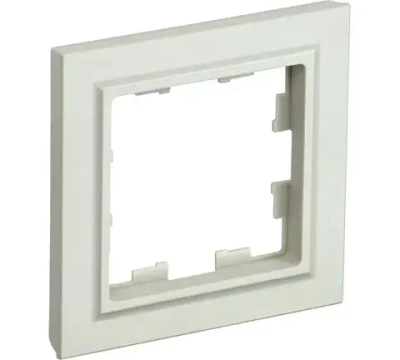 IEK BRITE BASE Бежевый Рамка 1-м РУ-1-БрКр