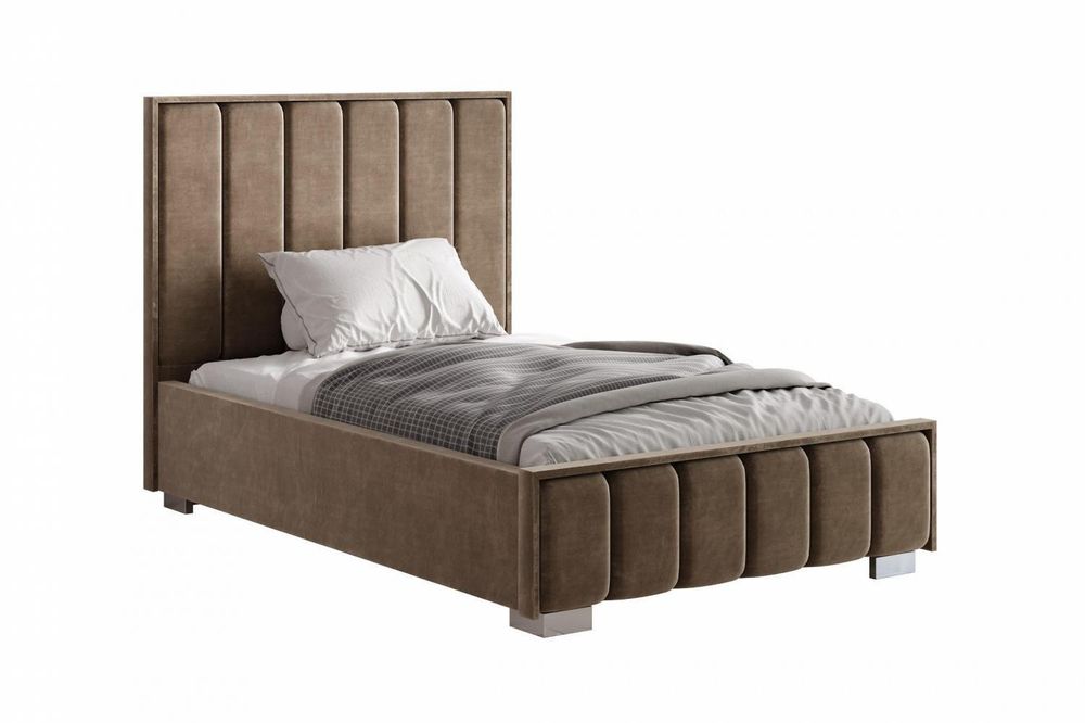 Кровать Мирабель 1.2м коричневая