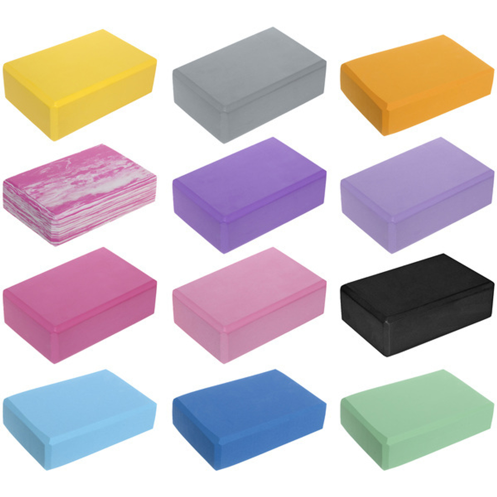 Блок для йоги «SUPERMIX», в ассортименте СУПЕРЦЕНА