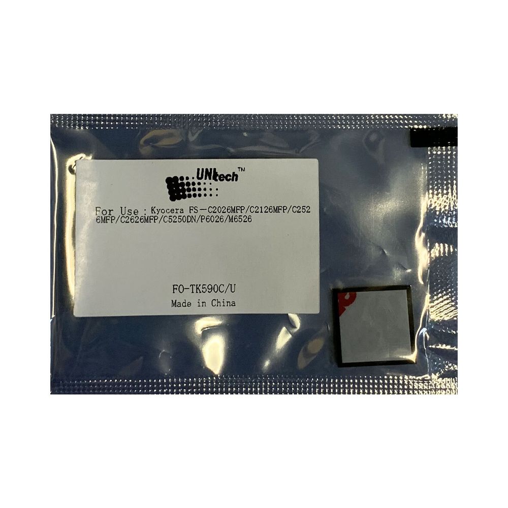 Чип для картриджа Kyocera (TK- 590C) FS-C5250/2026/2126 (5K) cyan UNItech(Apex)