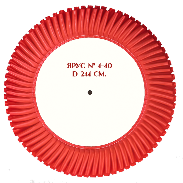 Ярус № 4-40. Диаметр 214 мм. Цвета лент в ассортименте.