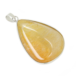 Кулон "Афродита" кварц-волосатик