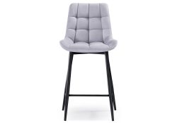 Полубарный стул Алст серо-лиловый / черный