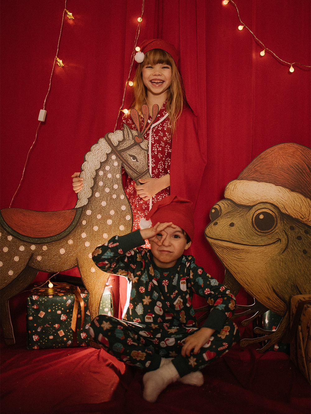 Пижама Mjölk Имбирный пряник, на манжетах