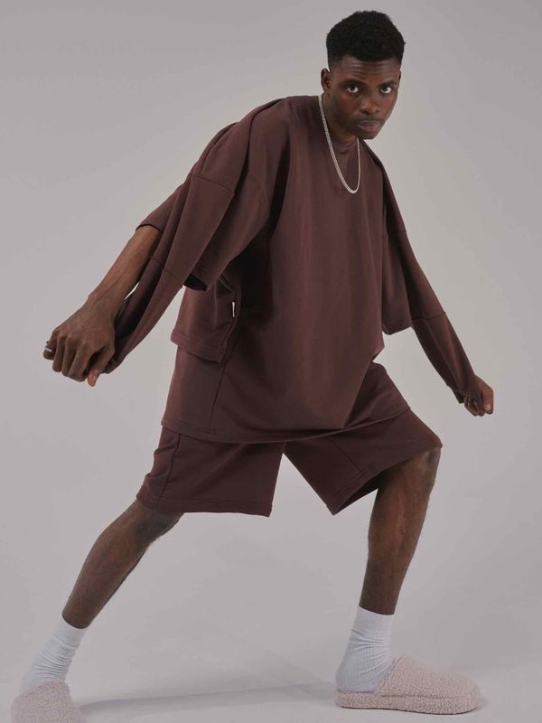 Шорты Wide Shorts LOGO French Roast - фото 4