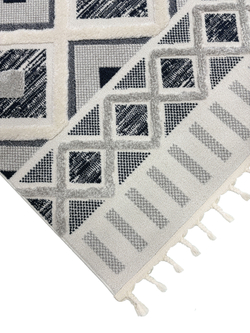 Ковер Vicenza B0242A Navy/Cream Прямоугольник